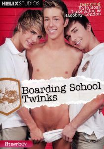 Boarding School Twinks DVD - Front