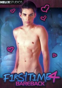 First Time 4 Bareback DVD - Front